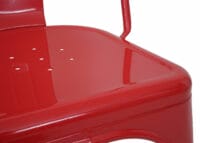 2er-Set Barhocker JAM-A73 Industriedesign rot