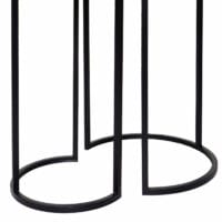 2er-Set Beistelltisch JAM-K46 Marmor-Optik FSC schwarz-schwarz