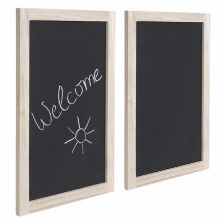 2er Set Wandtafeln Kreidetafel Schreibtafel ~ 60x40cm