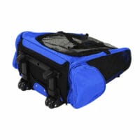 2in1 Hunde Trolley Tragetasche Hunde Rucksack blau