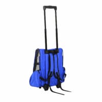 2in1 Hunde Trolley Tragetasche Hunde Rucksack blau