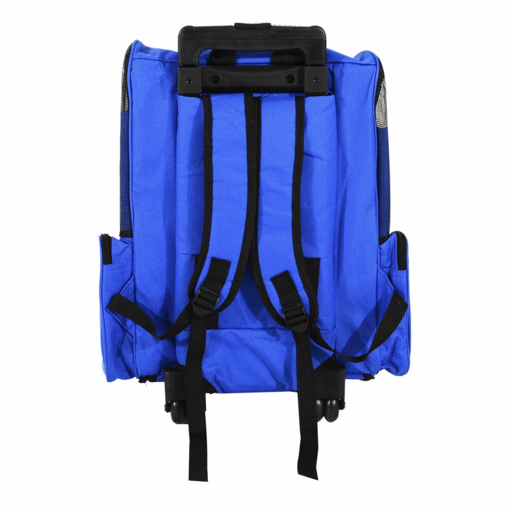 2in1 Hunde Trolley Tragetasche Hunde Rucksack blau