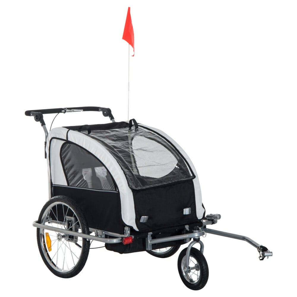 2in1 Kinderanhänger Fahrradanhänger Jogger Kinderfahrradanhänger