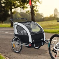 2in1 Kinderanhänger Fahrradanhänger Jogger Kinderfahrradanhänger