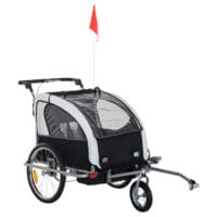 2in1 Kinderanhänger Fahrradanhänger Jogger Kinderfahrradanhänger