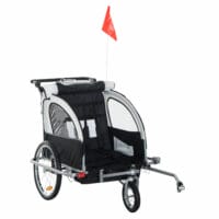2in1 Kinderanhänger Fahrradanhänger Jogger Kinderfahrradanhänger