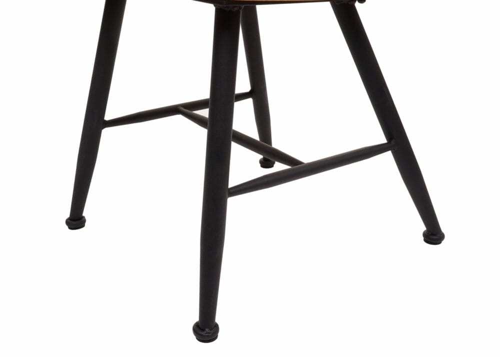 2x Esszimmerstuhl Industrial Chic ~ Massivholz hell
