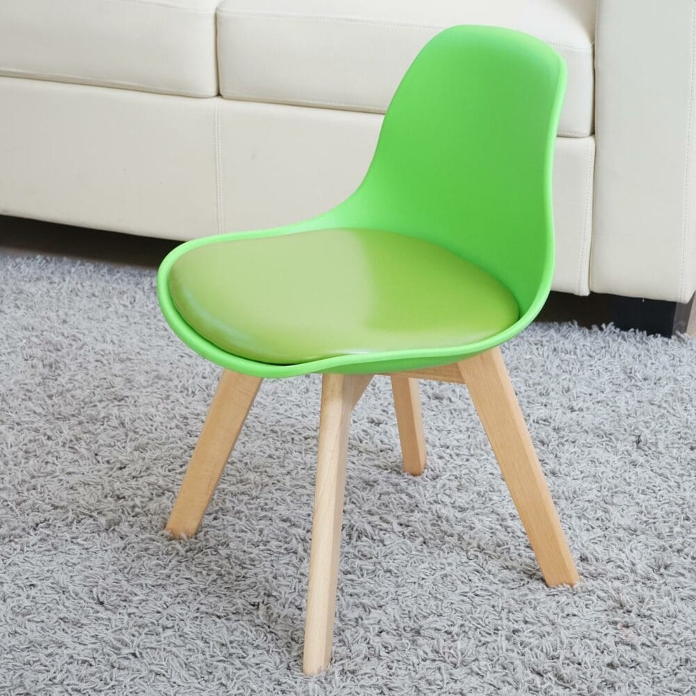 2x Kinderstuhl Kinderhocker 55x38x39cm grün