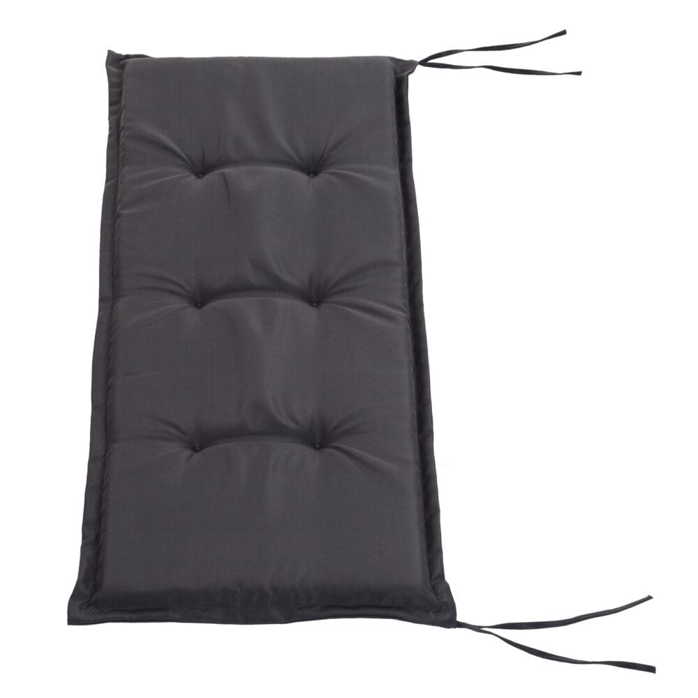 2x Sitzkissen Auflage für Gartenbank Bankauflage L: 120cm Grau