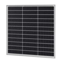 2x Solarpanel Monokristallin - 100W 18V für 12V Batterien Photovoltaik