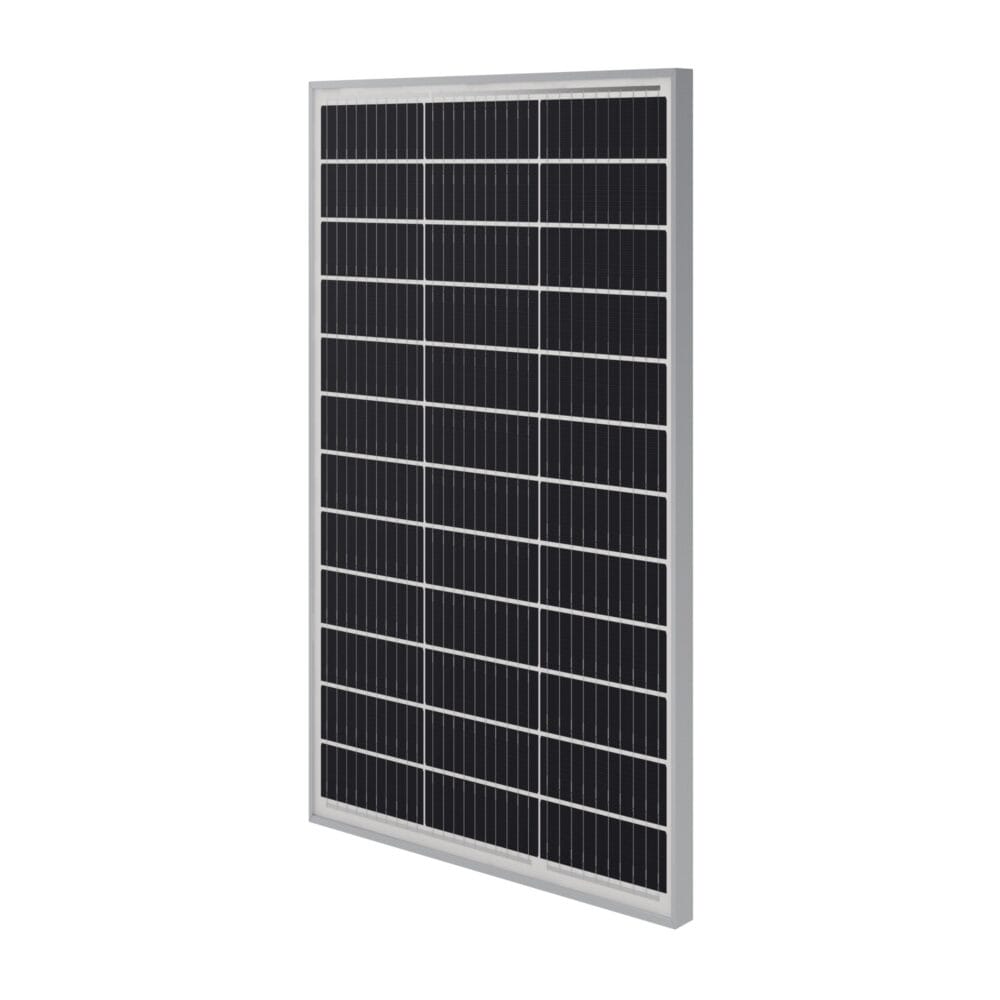 2x Solarpanel Monokristallin - 130W 18V für 12V Batterien Photovoltaik