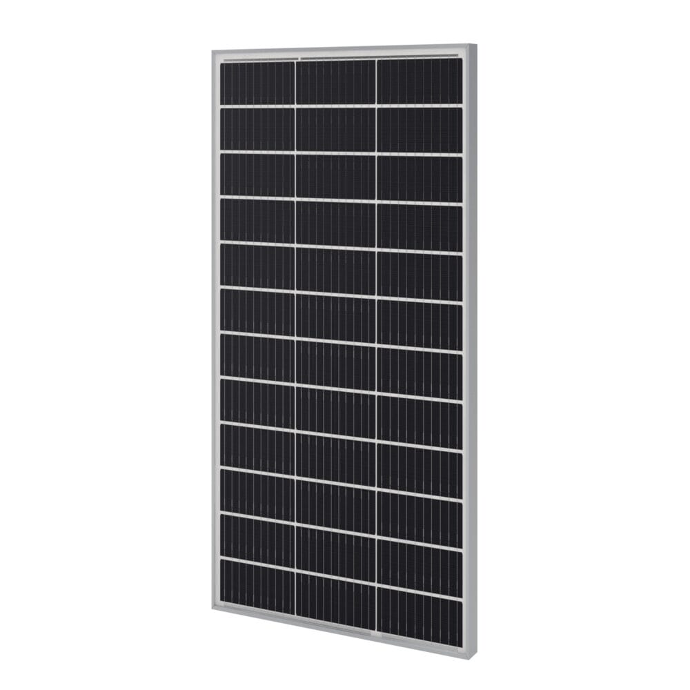 2x Solarpanel Monokristallin - 165W 18V für 12V Batterien Photovoltaik