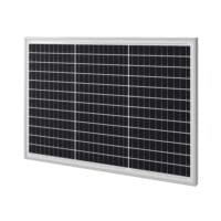 2x Solarpanel Monokristallin - 50W 18V für 12V Batterien Photovoltaik