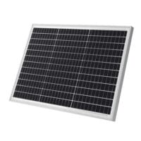 2x Solarpanel Monokristallin - 50W 18V für 12V Batterien Photovoltaik