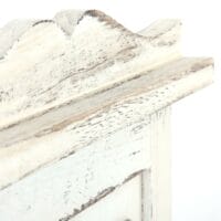 2x Wandgarderobe Shabby 109cm Vintage ~ weiss