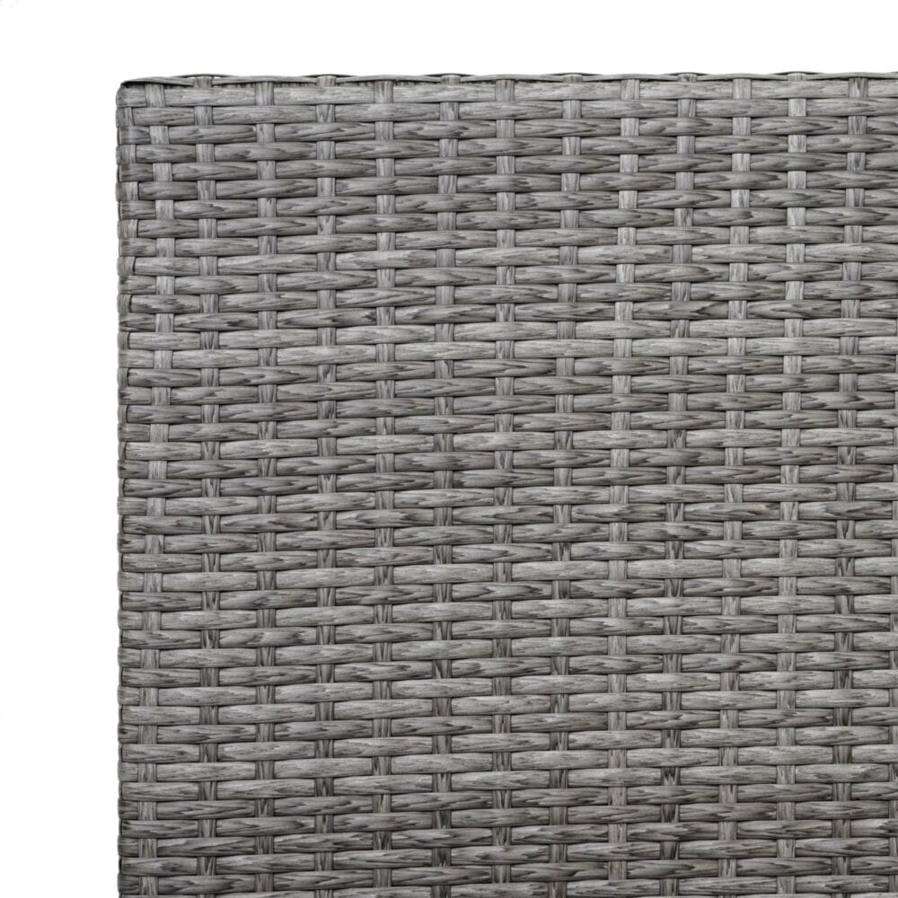 2x Rattan 2er Sofa Lounge-Gartenbank Gastronomie 120cm JAM-G16