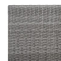 2x Rattan 2er Sofa Lounge-Gartenbank Gastronomie 120cm JAM-G16