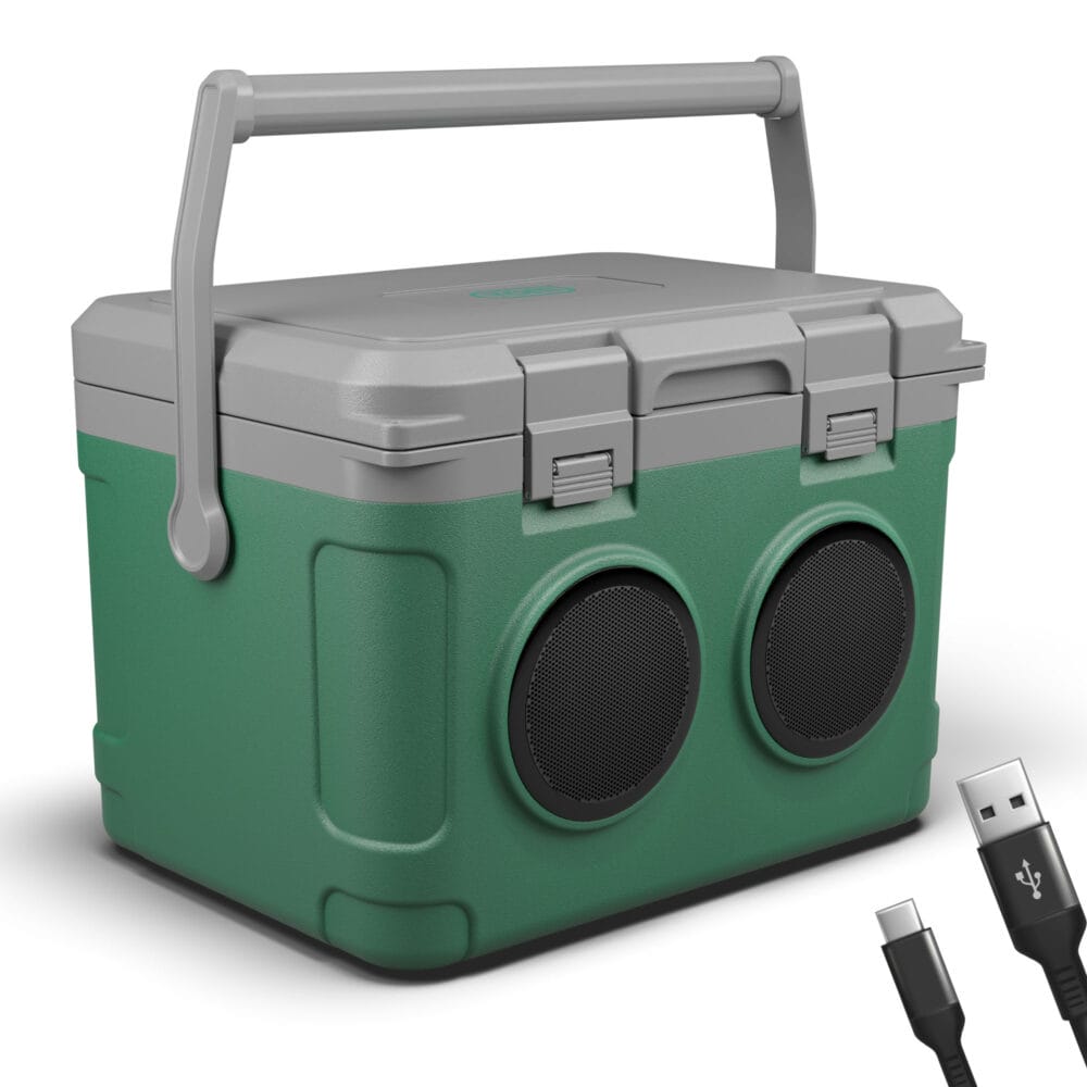 Bluetooth Kühlbox 21 Liter, tragbar und multifunktional als Musikkühlbox.
