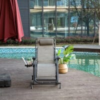 3in1 Hochlehner Schaukelstuhl Liegestuhl Gartenstuhl – faltbar