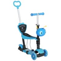 3in1 Kickboard Scooter Trottinett Kinderauto Blau