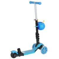 3in1 Kickboard Scooter Trottinett Kinderauto Blau