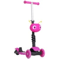 3in1 Kickboard Scooter Trottinett Kinderauto Rosa