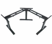 3in1 Variables Tischgestell elektrisch höhenverstellbar mit Memory 47kg anthrazit-grau