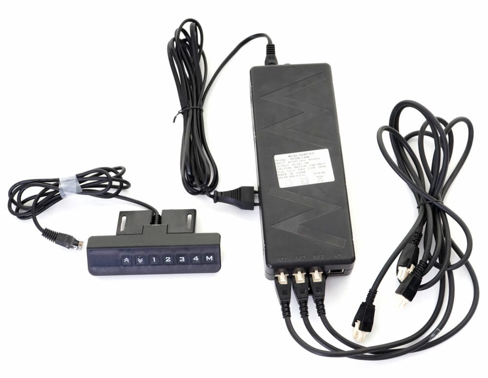 3in1 Variables Tischgestell elektrisch höhenverstellbar mit Memory 47kg anthrazit-grau