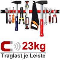 3x Magnetleiste Magnet Werkzeughalter 23kg ~ 45cm