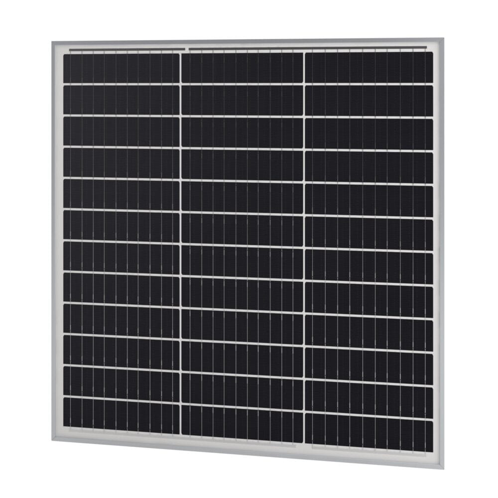 3x Solarpanel Monokristallin - 100W 18V für 12V Batterien Photovoltaik