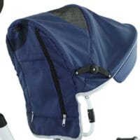 4-in-1 Kinderwagen Dreirad Buggy - Blau