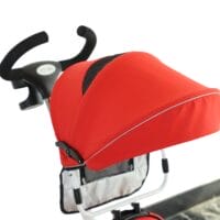 4-in-1 Kinderwagen Dreirad Buggy - Rot