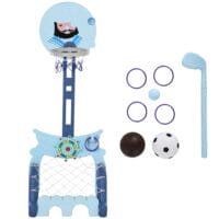 4in1 Kinder Basketballkorb Fussball Golf