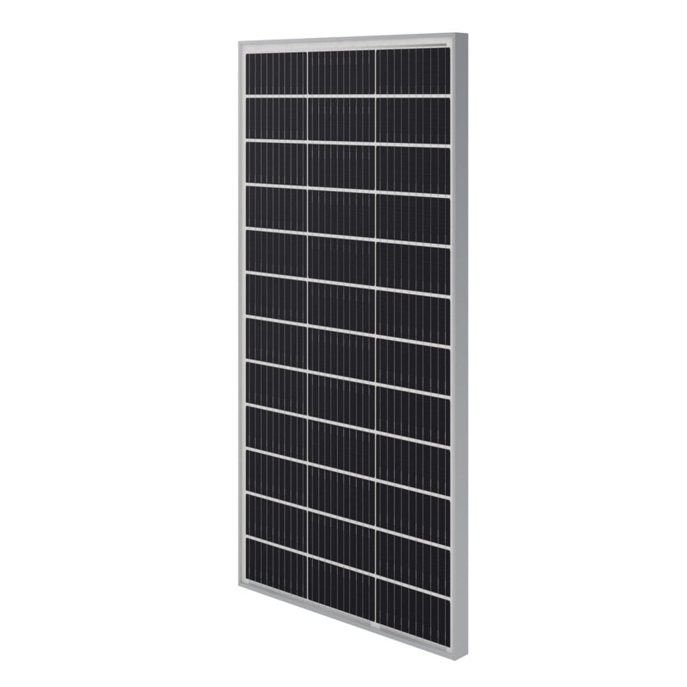 4x Solarpanel Monokristallin - 165W 18V für 12V Batterien Photovoltaik