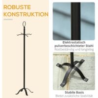 5tlg. Kamingarnitur Schürhaken Set Schaufel Besen
