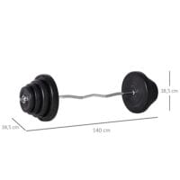 70kg Langhantel Set Curlstange Hantel Set verschiedene Gewichte