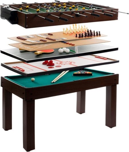 9in1 Multigame Spieltisch Billard Hockey Tischtennis Tischfussball