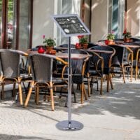 A4 Plakatständer Infoständer Werbeständer 70-125 cm höhenverstellbar