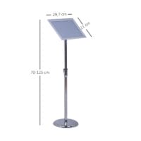 A4 Plakatständer Infoständer Werbeständer 70-125 cm höhenverstellbar