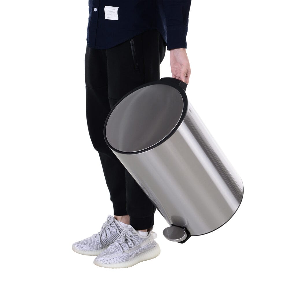 Abfalleimer 12L Edelstahl Treteimer mit Inneneimer Soft Close