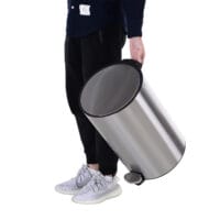 Abfalleimer 12L Edelstahl Treteimer mit Inneneimer Soft Close