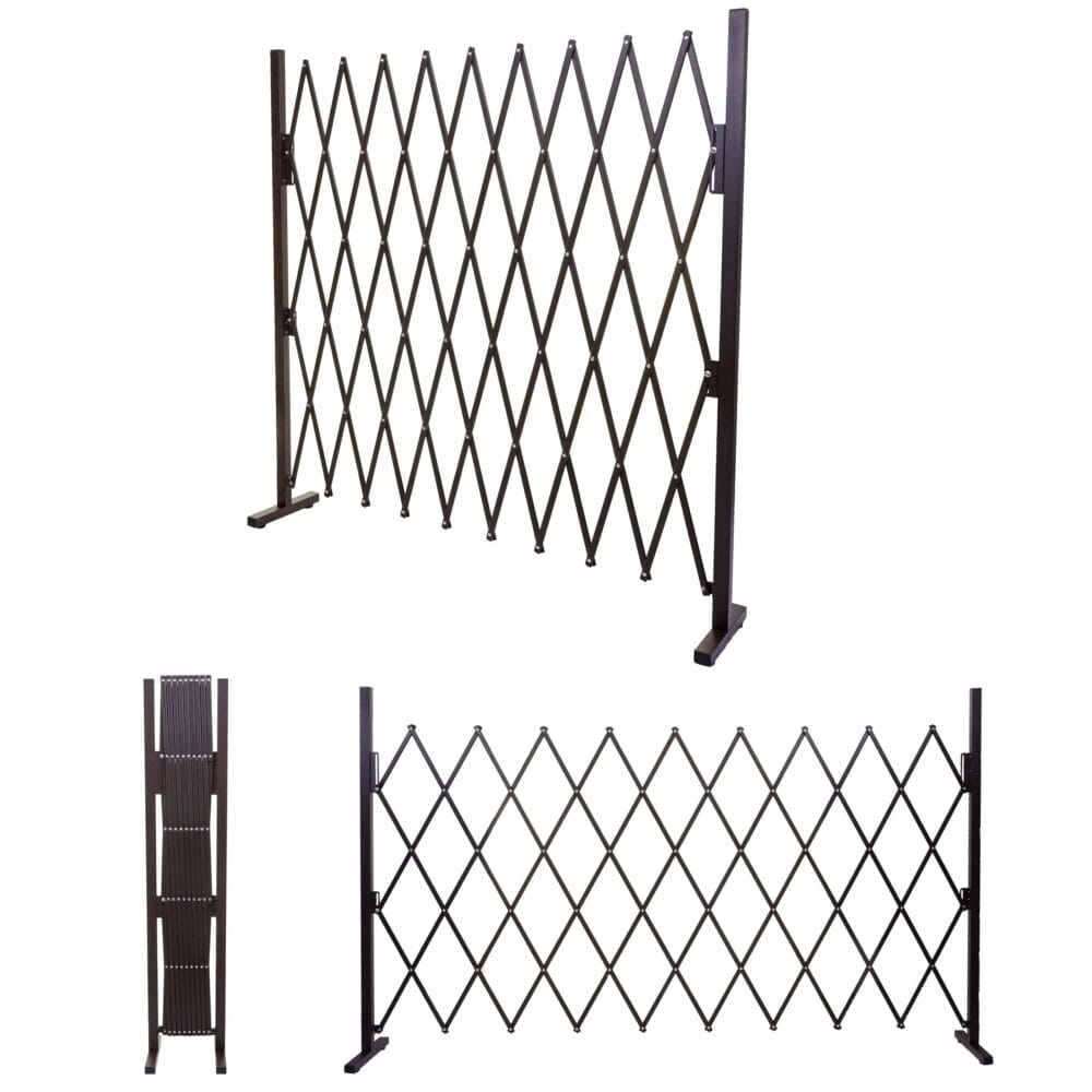 Absperrgitter Tierschutzgitter ausziehbar H: 153cm B: 32-265cm