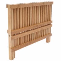 Abtropfständer Geschirrablage Abtropfgestell Bambus 24x40x26cm