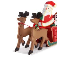 Adventskalender Holz Schlitten zum Selbstbefüllen
