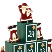 Adventskalender zum Selbstbefüllen aus Holz