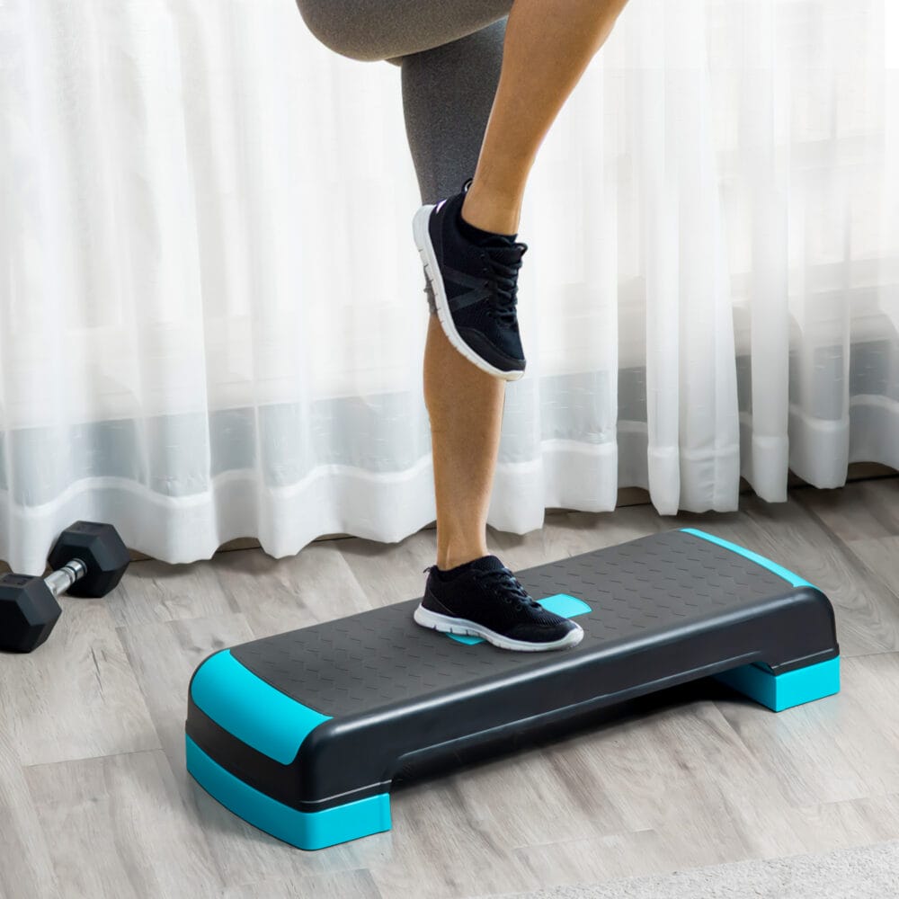 Aerobic-Stepper Steppbrett Höhenverstellbar 3 Stufen
