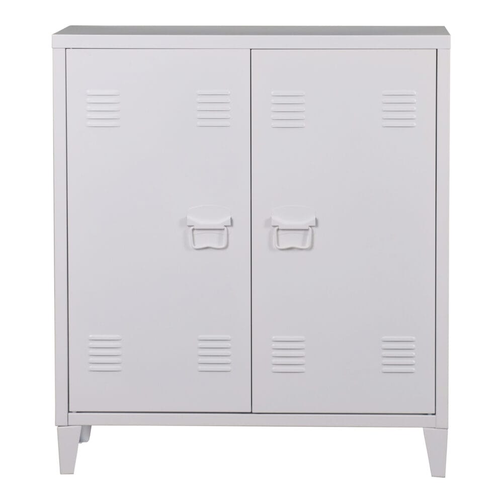 Metallschrank Kommode Oripää 90x80x33cm Weiss