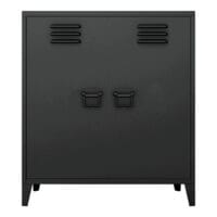 Metallschrank Kommode Oripää 90x80x33cm Schwarz