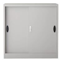 Aktenschrank Rieti Stahl 90x40x90 cm Hellgrau