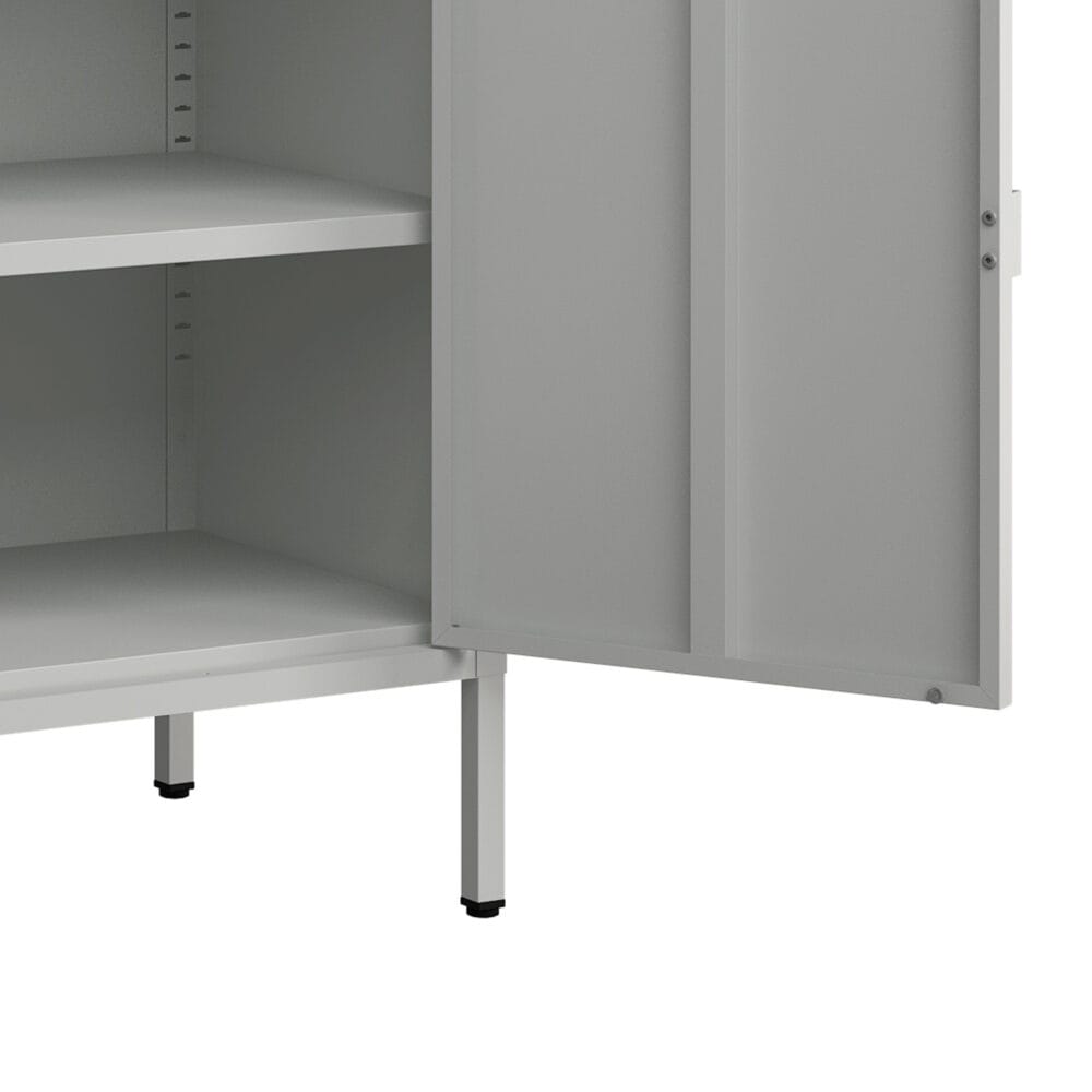 Aktenschrank Hailuoto 80x40x75cm Hellgrau